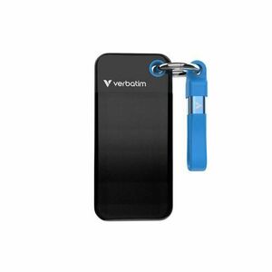 ​SSD extern Verbatim Pocket, 1TB, USB 3.2 Gen 2 (Negru/Albastru) imagine