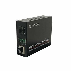 Mediaconvertor 10/100/1000M 1 port RJ45, 1 SLOT SFP - NEXIO imagine