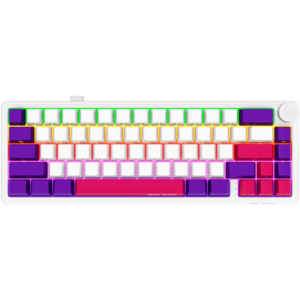 Tastatura Gaming Mecanica LORGAR KBP70MW, Wireless, Bluetooth 5.0, USB, EN layout (Alb) imagine