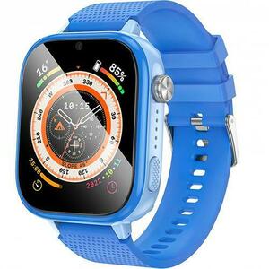 Smartwatch HOCO Y101 Kids Call, Bluetooth, Ecran 2.5D 1.83inch, 1GB RAM, 16GB Flash, GPS, Wi-Fi, 4G microSIM (Albastru) imagine