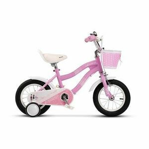 Bicicleta Copii Velors V1404B, Roti 14 Inch, Frana fata C-Brake, Frana Spate Tambur, Roti ajutatoare, Roz imagine