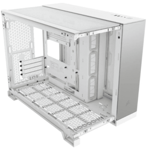 Carcasa Corsair 2500X Dual Chamber, Mini Tower, tempered glass (Alb) imagine