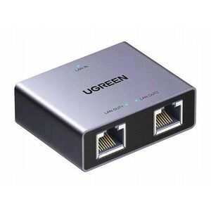 Splitter Retea UGREEN NW301, 3 x RJ45 - 1 x USB-C, Gri imagine