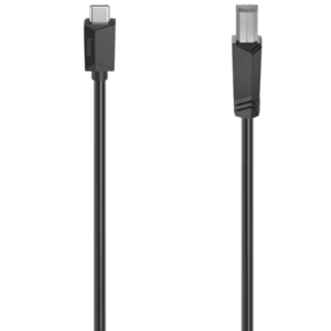 Cablu Hama 200642, USB-C - USB-B, 1.50 m (Negru) imagine