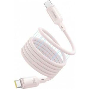 Cablu Date si Incarcare USB-C - USB-C Baseus PicoGo, 240W, 1m (Roz) imagine
