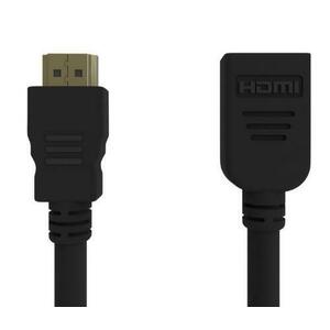 Cablu Gembird CC-HDMI4X-6, HDMI (T) la HDMI (M) 2.0, 1.8m, prelungitor, conectori auriti (Negru) imagine