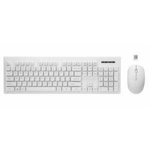 Kit Tastatura si Mouse Wireless Rebeltec WhiteRun (Alb) imagine