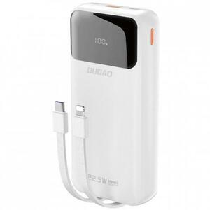 Baterie Externa Dudao K15Pro, 20000mAh, 22.5W, QC + PD, 1 x USB-A - 1 x USB-C, Alba imagine