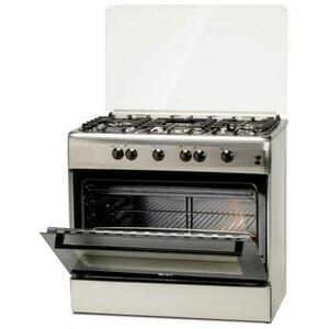 Aragaz LDK 6090 GRAI IX RMV LPG, Gaz, 5 Arzatoare, Siguranta, Aprindere electrica (Inox) imagine