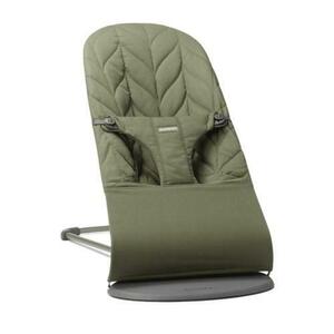 Balansoar Bliss Dark Green, cu Aspect Delicat de Petala, Tesatura Matlasata, BabyBjorn imagine
