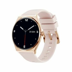Smartwatch Maxcom EcoWatch 5, Ecran 1.43inch AMOLED, IP68, Monitorizare sport (Roz/Auriu) imagine