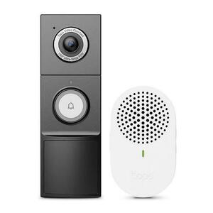 Videointerfon exterior IP WiFi TP-Link TAPO D235, 5 MP, IR 10 m, microfon si difuzor, slot card, aparent, detectie miscare, PIR, baterie 10000 mAh imagine