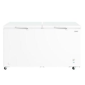 Lada frigorifica Samus LS556E 2 in 1, Congelator/Frigider, 508 l, Clasa E (Alb) imagine