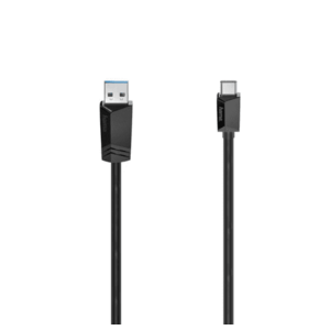 Cablu date Hama 200657, USB C - USB, 1m (Negru) imagine