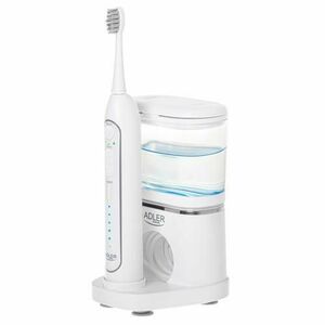 Periuta de dinti electrica Adler AD 2180w 2in1, curatare cu apa, 1700 rpm, Rezervor apa 0.5 l (Alb) imagine