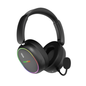 Casti cu microfon Hator Phoenix 2, USB-C, Wireless (Negru) imagine