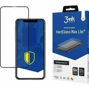 Folie de protectie 3mk HardGlass Max Lite™ pentru iPhone 11, Negru imagine
