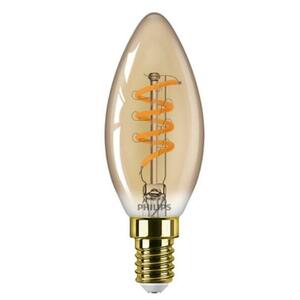 Bec LED vintage Philips Classic B35, intensitate luminosa reglabila, E14, 2.5W (15W), 136 lm, lumina calda tip flacara (1800K) imagine