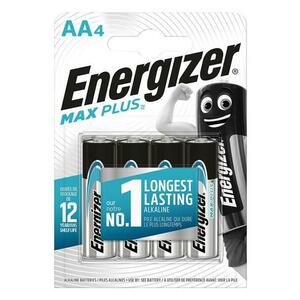 Baterii Energizer Max Plus AA, LR6, 1.5V, 4 buc/set imagine