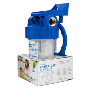 Filtru anticalcar AquaPUR cu polifosfati, 5inch, 1/2inch imagine