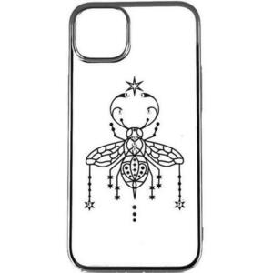 Protectie spate Devia Summer Series Protective pentru Apple iPhone 14 (Negru/Transparent) imagine