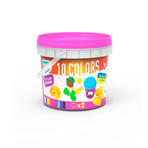 Set plastilina si accesorii pentru modelaj Lovin - 10 culori pentru fetite imagine