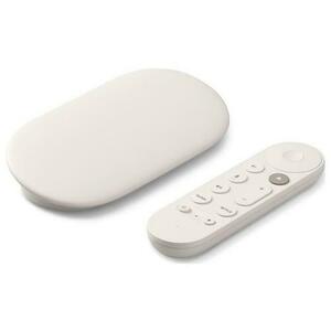 Media Player Google TV Streamer, 4K, Bluetooth, Wi-Fi, Android TV, 32 GB, Telecomanda comenzi vocale (Alb) imagine