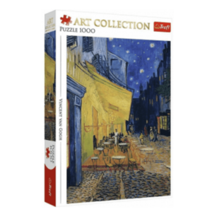 Puzzle 1000 piese Vincent Van Gogh - Terasa cafenea noaptea imagine