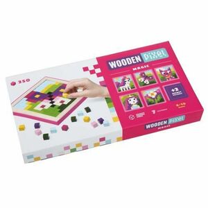 Mozaic din lemn cu pixeli Cubika Magic, 250 piese imagine