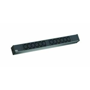PDU Bachmann IT BM-333.616, 12x prize IE C13, cablu 2m, Aluminiu imagine