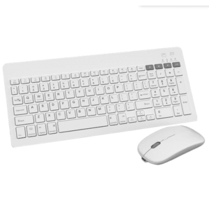 Kit tastatura si mouse Omega OKM2658W, Wireless, 800/1200/1600 dpi (Alb) imagine