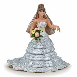 Figurina Papo - White lace bride (Alb) imagine