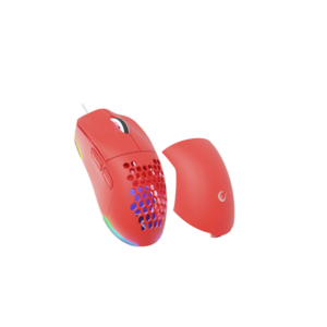 Mouse Gaming Rampage BLINK, Wired, USB, 12800 DPI, RGB (Rosu) imagine