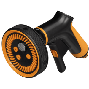 Pistol pentru stropit Fiskars Comfort Multi, 1065482, control frontal (Portocaliu/Negru) imagine