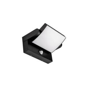 Lumina de Perete cu Senzor V-TAC 2941, 17W LED, 4000K, IP65 (Negru) imagine