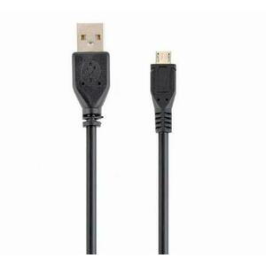 Cablu de date Gembird CCP-MUSB2-AMBM-10, MicroUSB, 3m (Negru) imagine
