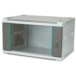 Dulap cu rack suspendat 19inch, Q-Lantec, 4U, 600x450, Gri imagine