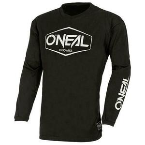 Bluza Ciclism Copii Bumbac O'Neal Element Hexx V.22 - S, Negru/Alb imagine