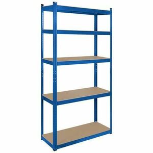 Raft metalic Rebel RB-1251BL, mdf, 5 polite, 750 Kg (Albastru) imagine