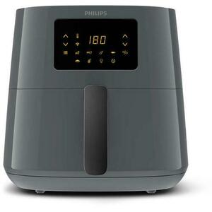 Friteuza cu aer cald Philips HD9280/60, 6.2 l, 1.2 kg, 2000 W, 7 programe, Ecran Tactil (Gri) imagine