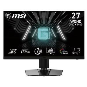 Monitor Gaming Fast IPS LED MSI 27inch G272QPF E2, WQHD (2560 x 1440), HDMI, DisplayPort, Pivot, 180 Hz, 1 ms (Negru) imagine