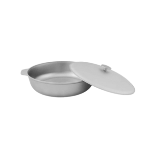 Tigaie aluminiu alimentar cu capac Elefant 16597, 320x83 mm imagine