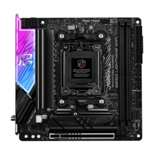 Placa de baza ASRock Phantom Gaming B850I LIGHTNING WIFI, AMD B850, AM5, DDR5, mITX imagine