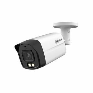 Camera supraveghere exterior cu iluminare duala Dahua HAC-HFW1500TLM-IL-A-0360B-S2, 5 MP, IR/lumina alba 40 m, 3.6 mm, microfon imagine