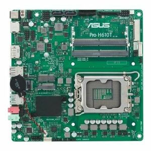 Placa de baza ASUS PRO H610T-CSM, Intel H610, LGA 1700, DDR5, mITX imagine