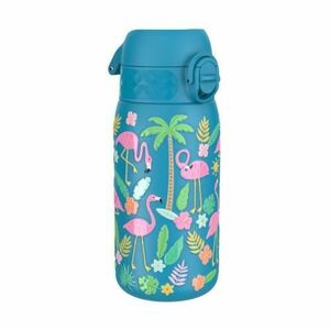 Sticla apa pentru copii, inox, 400ml, Flamingos - Ion8 imagine