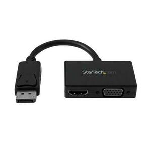 Adaptor video StarTech DP2HDVGA, DisplayPort, HDMI, VGA, 1080p (Negru) imagine