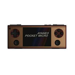 Consola AYANEO Pocket Micro, 3.5inch IPS, MediaTek Helios G99, 8GB LPDDR4X, 256GB SSD, Wi-Fi, Bluetooth (Auriu) imagine