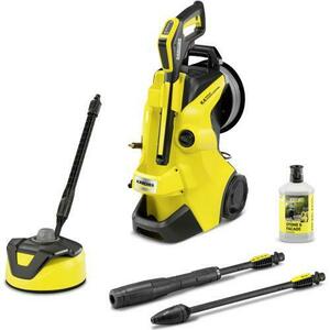 Aparat de spalat cu presiune Karcher K4 Premium Power Control Home Flex, putere 1800 W, 130 bar presiune maxima, 420 l/h debit maxim, furtun de presiune PremiumFlex 8 m, perie exterior T5 , detergent exterior 0.5L, pistol G160Q Power Control (Galben) imagine