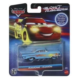 Masinuta metalica Cars Glow Racers - Ramon (Albastru) imagine